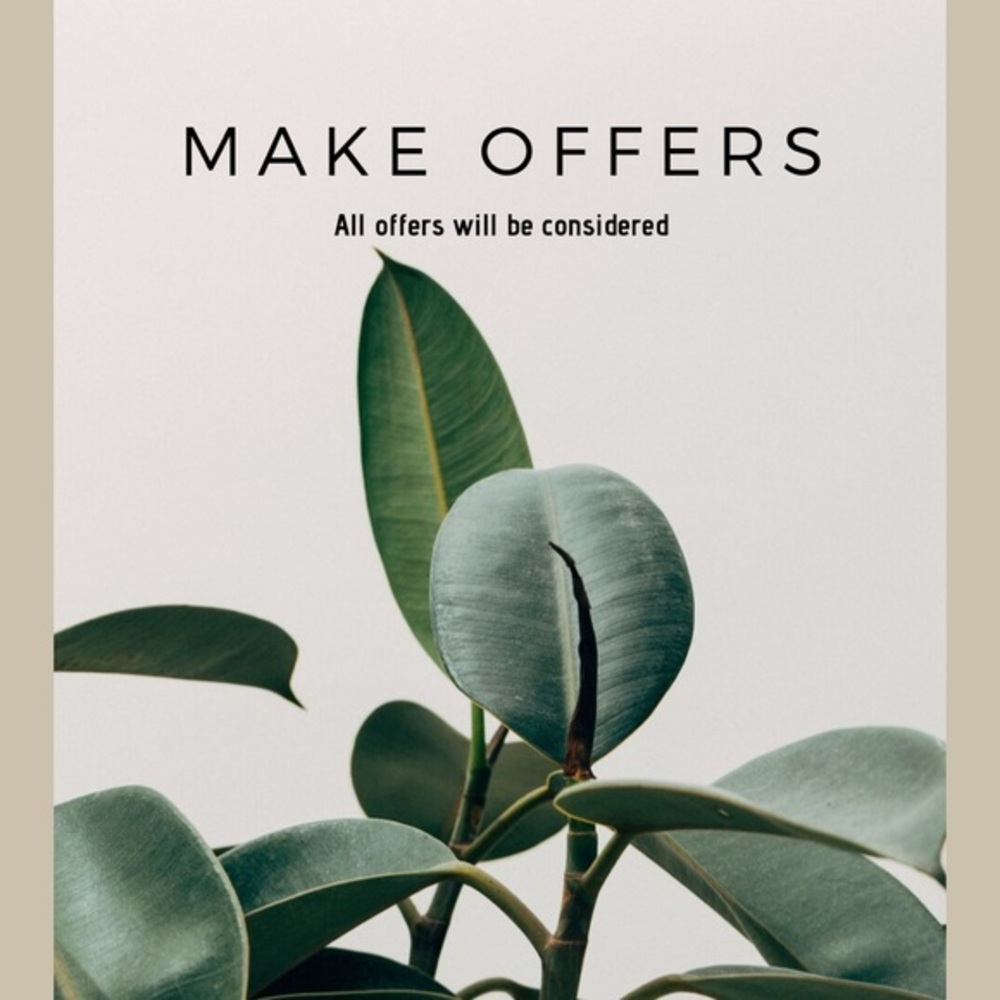 MAKE REASONABLE OFFERS